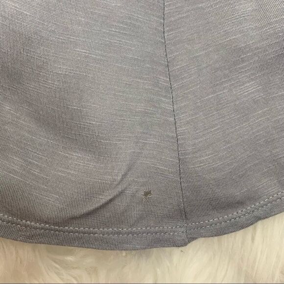 Gray BluHeaven Racerback Tank Top, Flower Back Size L - Picture 6 of 12